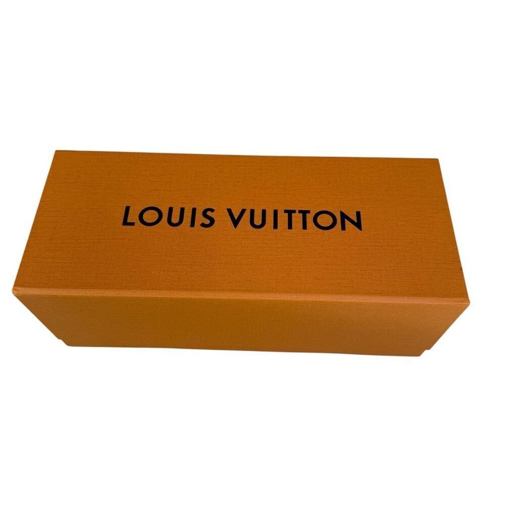 Authentic Louis Vuitton Empty Magnetic Gift Box Orange 10.5x4.25x4 Storage Case